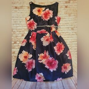 Girls Size 12 Floral Print Dress